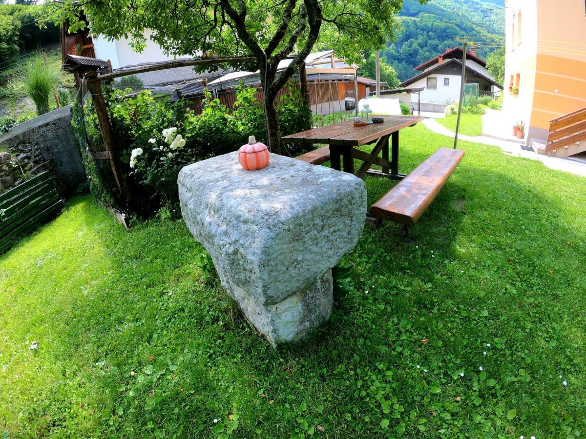 Apartment And Garden House Among The Mountains Podbrdo Exterior foto